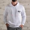 Sudadera blanca de hombre